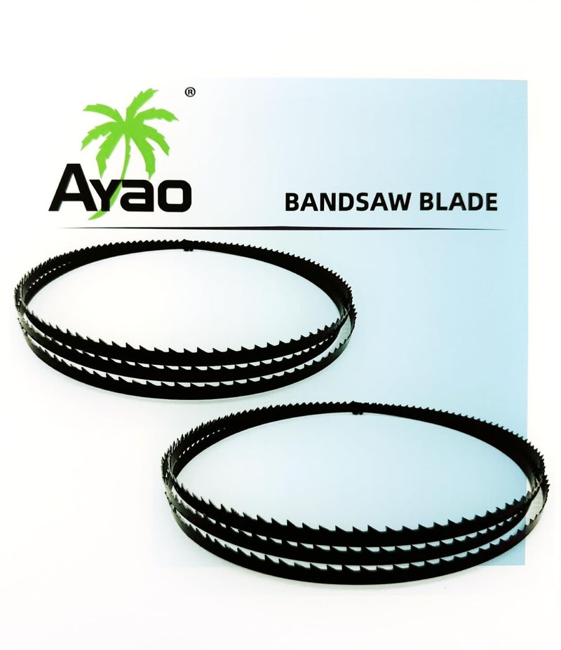 AYAO (2 Blades Pack) 72-1/2-Inch X 1/8-Inch X 12TPI Durable Band Saw Blades - Image 1